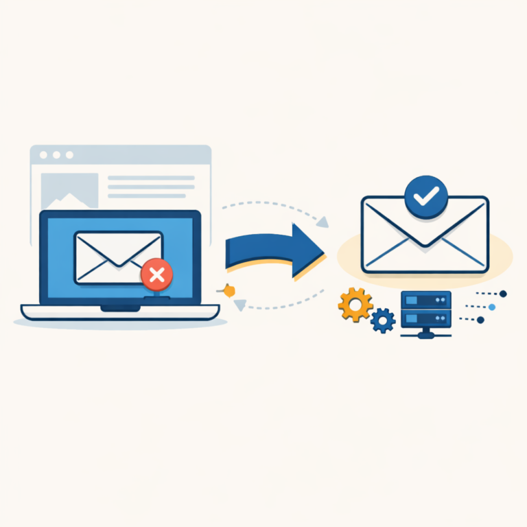 Mijn website verstuurt geen mail